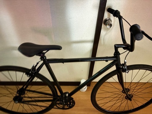 　ピスト 自転車 フジ　フェザー　黒 490 