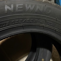 最終日！ブリヂストン　NEWNO 155 65 14 2025年製　4本の画像