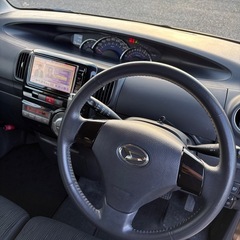 ダイハツ タントカスタム ✕ ブラック 禁煙車 スライド ナビ ETC TV Bluetooth 走行距離少なめの画像