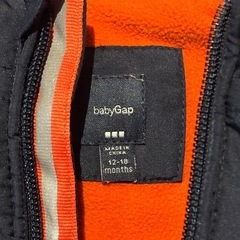 babyGap アウター 12-18ヶ月 ネイビー/オレンジの画像