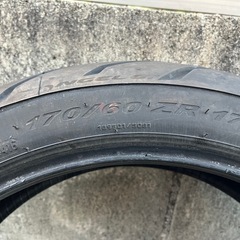 差し上げますバイクタイヤ17インチの画像