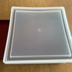 12/14まで　お重箱　18×18cm 2段の画像
