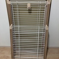 犬セット クレート/トイレトレーx2/ペットフェンス/屋根付きウッディシステムサークルの画像