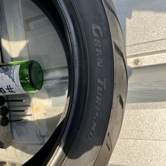 差し上げますバイクタイヤ17インチの画像