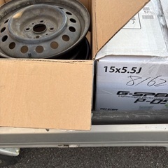 トヨタ車用　15インチ　鉄ホイール　４本の画像