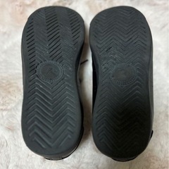 ARNOLD PALMER 黒レザースニーカー 24cm 美品の画像