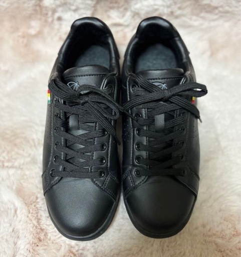 ARNOLD PALMER 黒レザースニーカー 24cm 美品