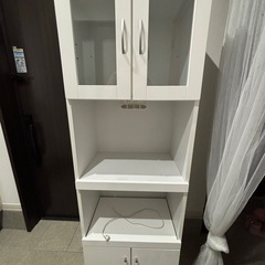 食器棚　レンジ収納の画像