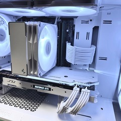 【純白ゲーミングPC】i7 9700KF 白グラボ 16GB オフィス付の画像