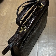 バッグ  ロベルトカヴァリ クロコ型押しの画像