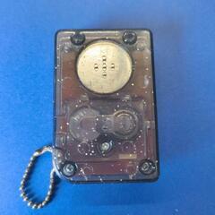 レトロミニゲーム機 クリアブラック｜動作OK｜電池交換済み キーチェーンの画像