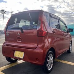 三菱 EKワゴン 30年式 GセーフティPKG レッド 車検令和9年3月 74,000キロの画像
