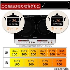 アイリスオーヤマ　　IHの画像