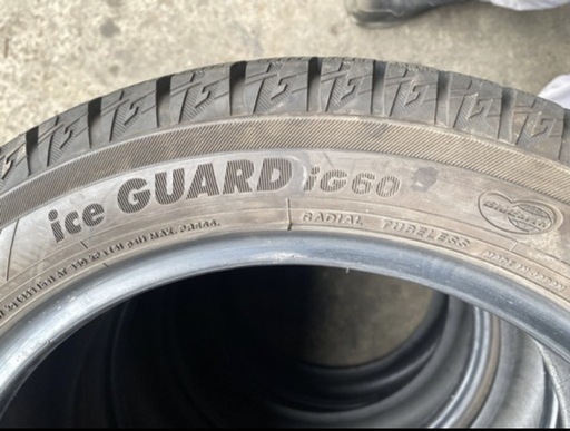 165/55R15 YOKOHAMA ice GUARD iG60  スタッドレスタイヤ　4本　バリ山　      　