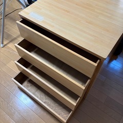 衣装棚　タンス　木製の画像