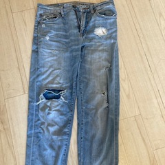 ジャンパー、ジーンズの画像