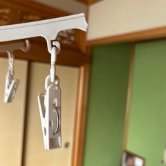 室内物干し3段　ピンチ付きの画像