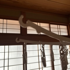 室内物干し3段　ピンチ付きの画像