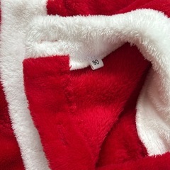 クリスマス　サンタワンピース　90cmの画像