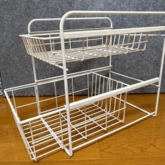 キッチン　シンク下収納らっくラックの画像