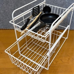 キッチン　シンク下収納らっくラックの画像