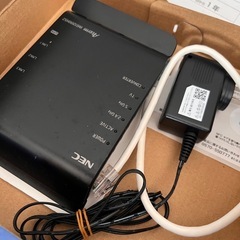 モバイルルーター　ネットワーク機器　
Wi-Fi 🛜　WiFi WiFiルーター　モデム　Wi-Fiルーター　インターネット　インターネット接続　インターネット接続の機会　　　NEC ＮＥＣ　パソコン　の画像