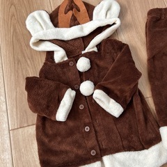 クリスマス　トナカイ服　80cmの画像