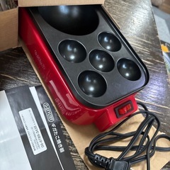 ギガたこ焼き器 直径10cm×1穴 直径4cm×5穴の画像