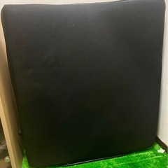 折りたたみ式リクライニングベッドブラック　シングルの画像