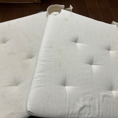 ダイニングチェア　クッション　4点の画像