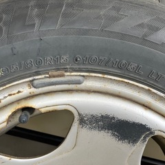 15インチ鉄製ホイール(ハイエース)の画像