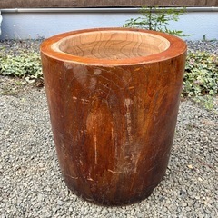 立派な木臼の画像