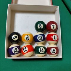 木製ミニビリヤードセット【訳あり】の画像