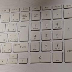 HPノートPC15　ホワイト　ジャンク品の画像