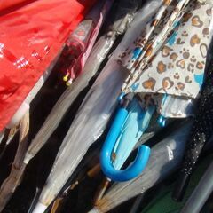 中古の傘 5本で500円で販売します 選んで下さいの画像