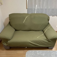 ニトリ　2人掛けソファ
の画像