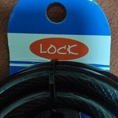 自転車・バイク用鍵式ワイヤーロックの画像