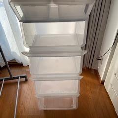 収納ケース1式(IKEA製)の画像