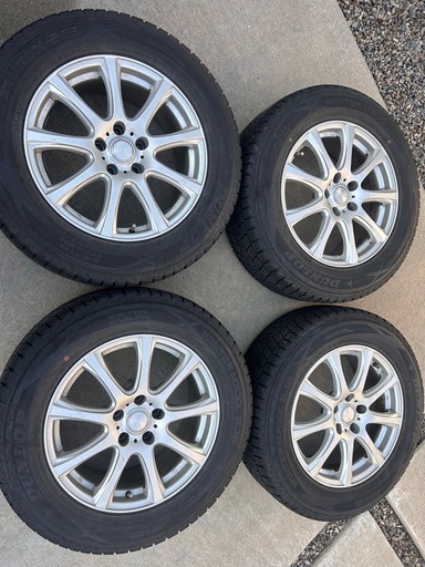 スタッドレスタイヤ225/65R/17 ,ハリアー