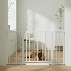 【美品】ベビーゲート ホワイトの画像