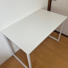 デスク ホワイト2台【ばら売り可】　の画像