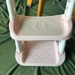 補助便座　トイレトレーナー　ステップ付　折りたたみ　子供用　踏み台　トイレ　アラウーノ対応の画像