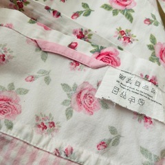 IKEA  エプロン ピンク ローズ柄 イケアの画像