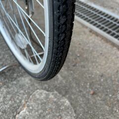 シティサイクル 007　　チューブレス化の画像