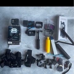 gopro hero8 予備バッテリー3個付属品多数の画像