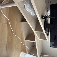 奥行き30cm伸長式テレビ台 (幅75-135cm WW)の画像