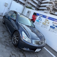 ニッサン スカイライン  サンルーフ　パドルシフト