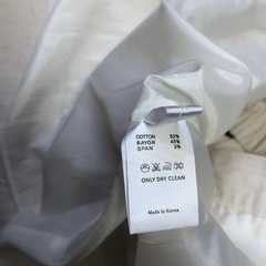 ホワイト フレアスカート ゴムウエスト　INDILUXEの画像