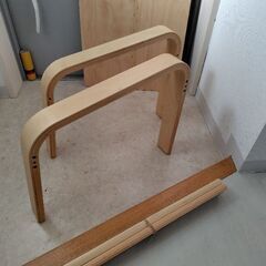 IKEAポエング用オットマン※クッションなしの画像