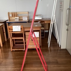 カガミ(赤)【町田市再生家具】1207の画像